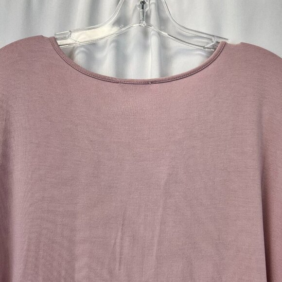 Miss Love Womens Rose Long Sleeve V-Neck Pullover Blouse Top Size Large - Picture 6 of 8
